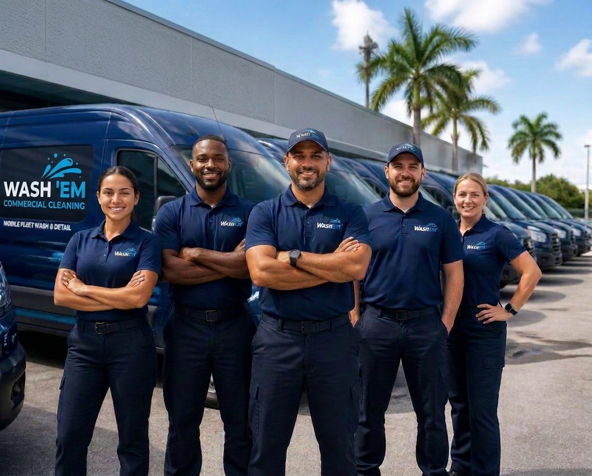 Wash 'Em fleet cleaning team in South Florida